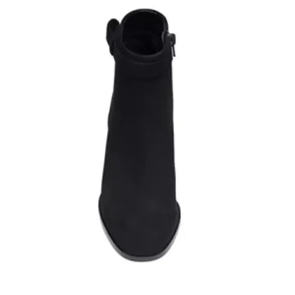 Kate Spade Knott Mid Boots in Black Suede NWOB Size 10 1/2